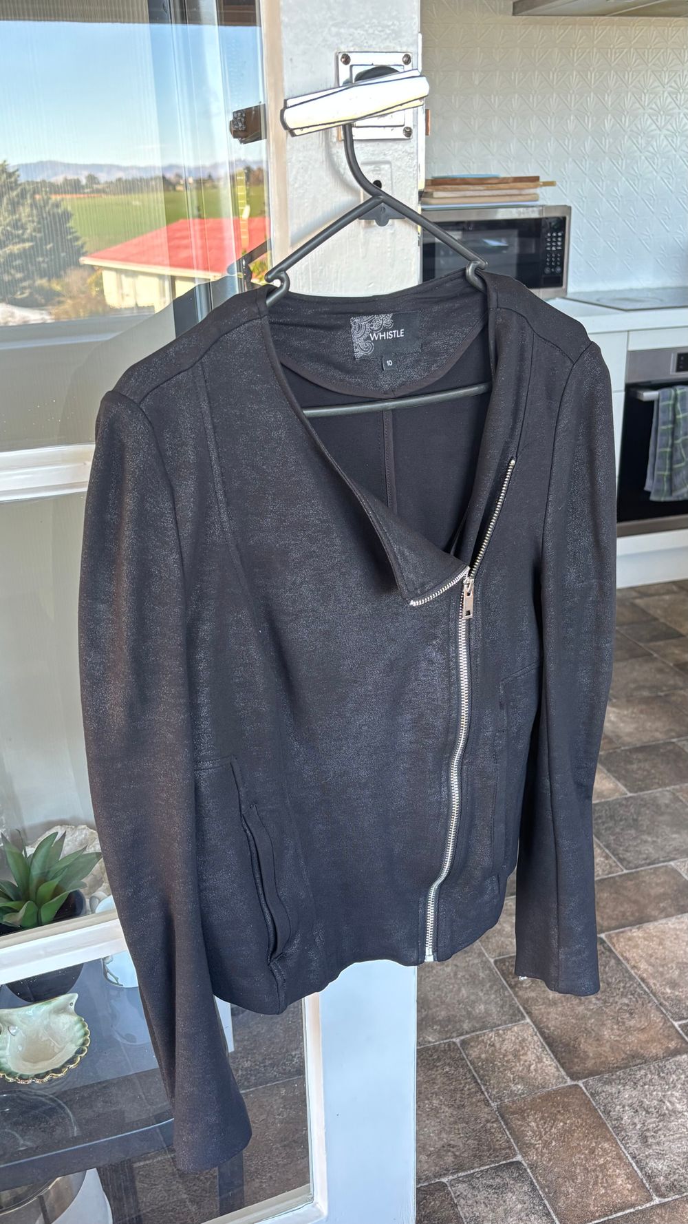 Whistle Black Jacket - Size 10