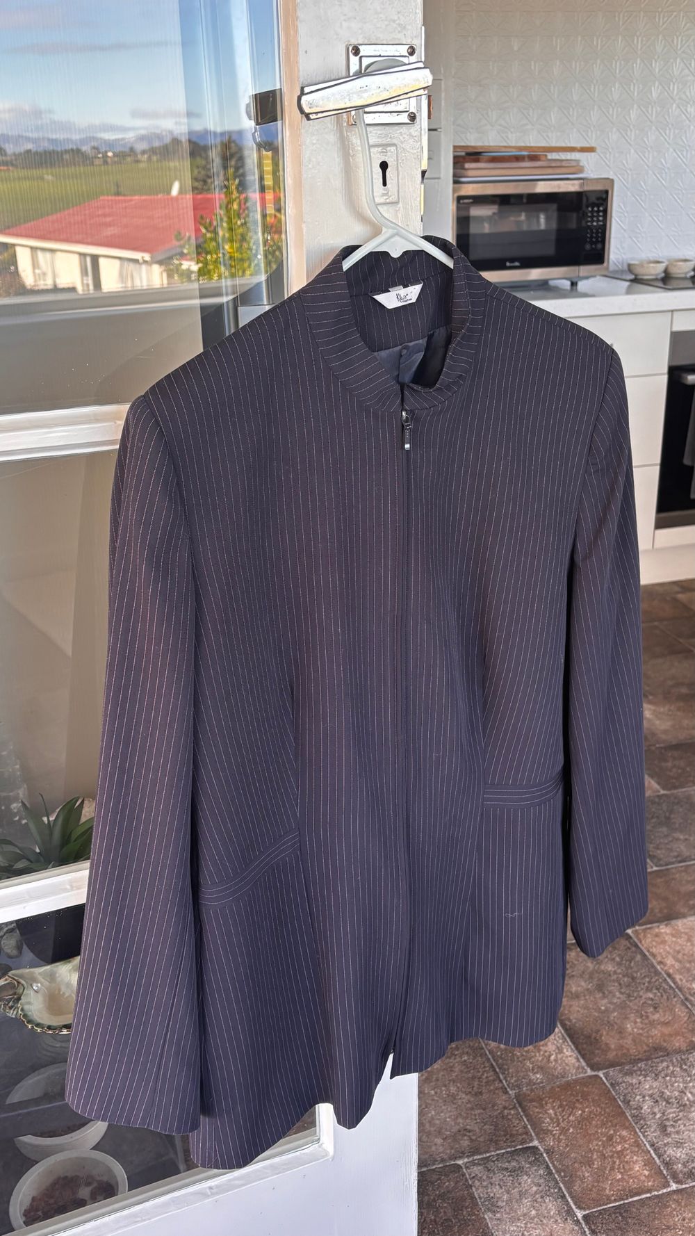 Vintage Klass Collection Navy Pinstripe Jacket