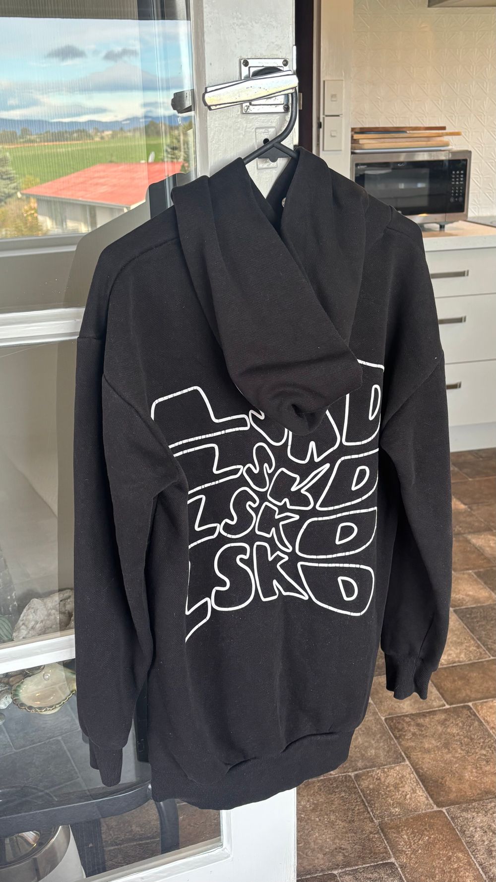 LSKD Black Hoodie - Size 2XS