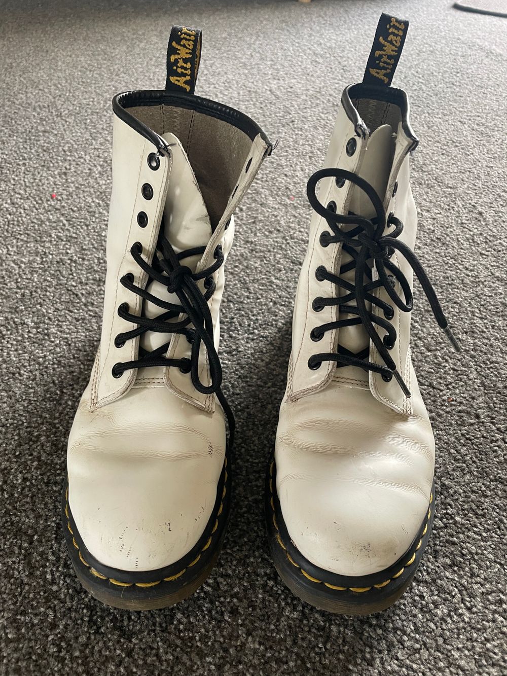Dr. Martens White Boots