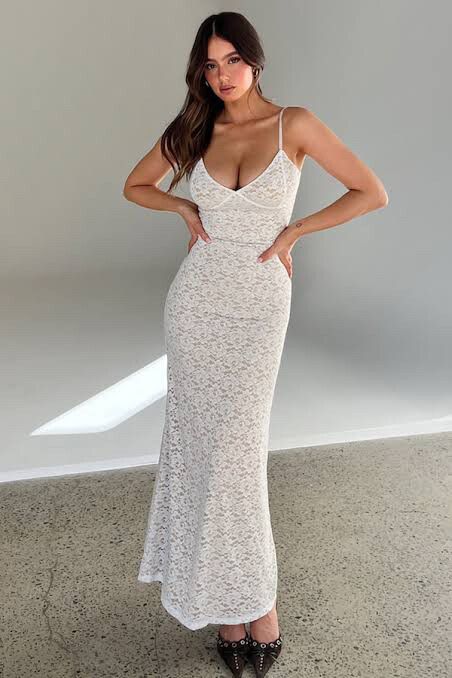 Tiger Mist - Tiger Mist Julianna White Dress on Designer Wardrobe