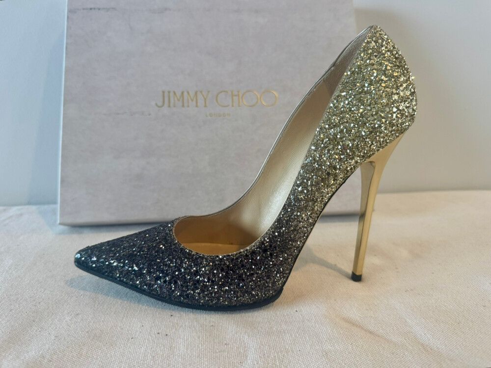 Jimmy Choo Romy 100 Glitter