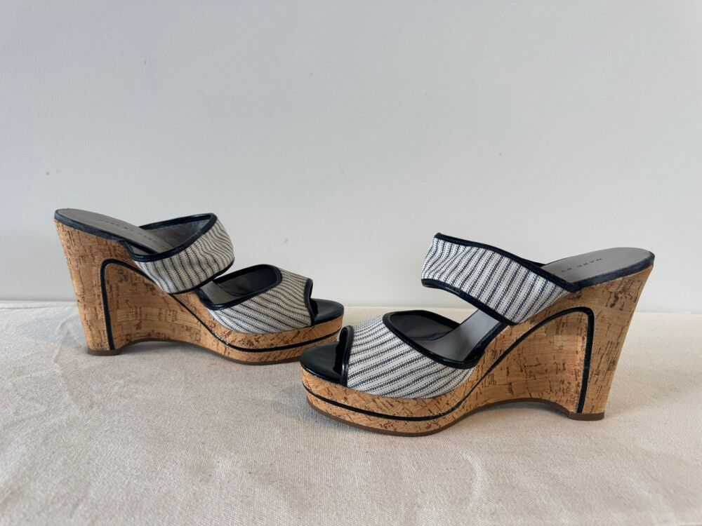 Marc By Marc Jacobs Striped Wedges