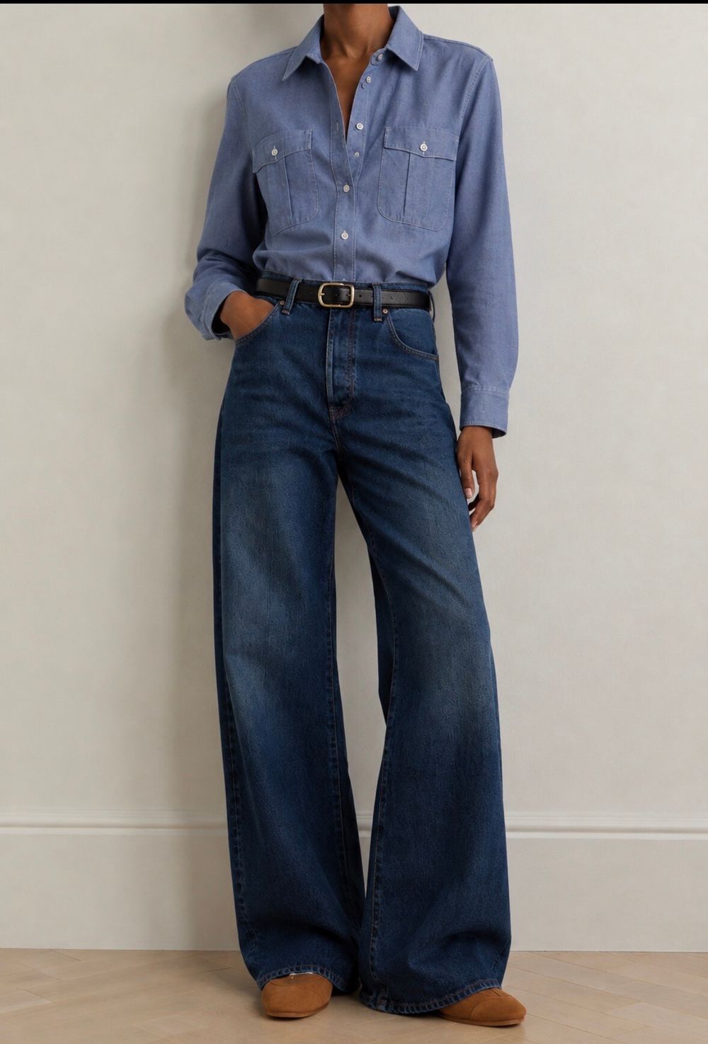 Frame chambray shirt
