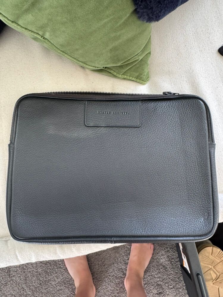 Status Anxiety Black Laptop Sleeve