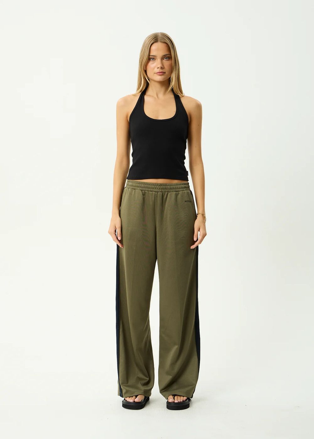 Afends Brooklyn Track Pant - Olive