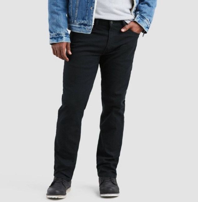 GENUINE LEVI STRAUSS 541 ATHLETIC TAPER JEANS BLACK PATCH MEN W40 L26 FAIR PRICE