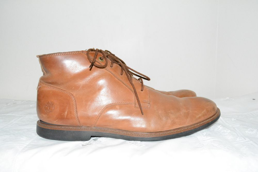 TIMBERLAND LAFAYETTE PARK CHUKKA LEATHER ANKLE BOOTS MEN 11W RRP $295