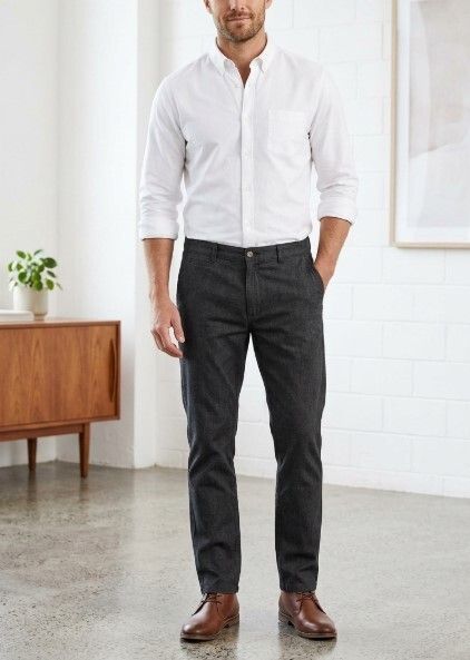 Barkers Dundas Regular Fit Chino Pants L W36 L34 Excellent - RRP $130