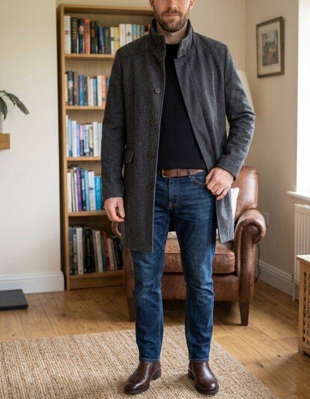 BARKERS Pure Wool Peacoat – Excellent S – RRP $470