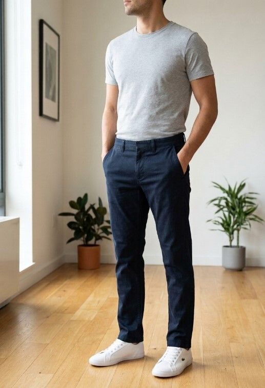 LACOSTE Regular Fit Chino Pants S W30 L34 - As New – RRP $245