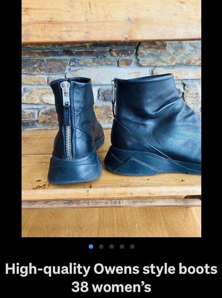 Royal Republiq Black Leather Boots