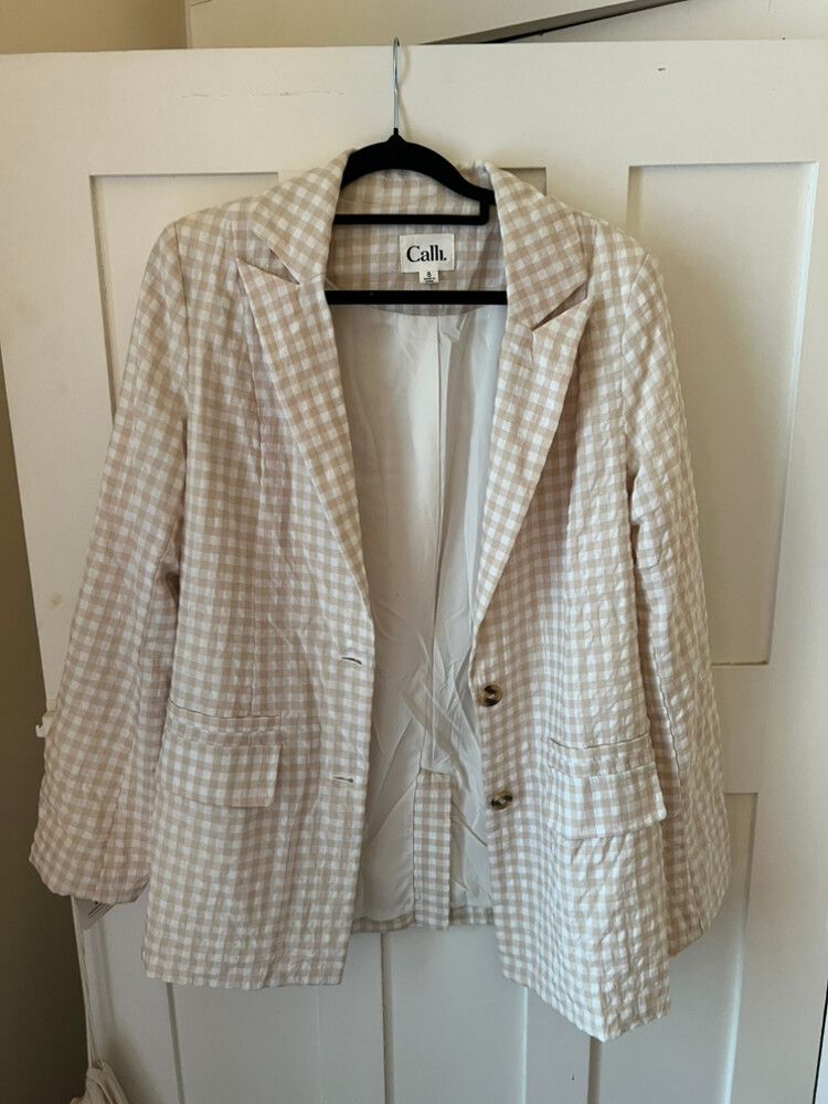 Checkered Blazer