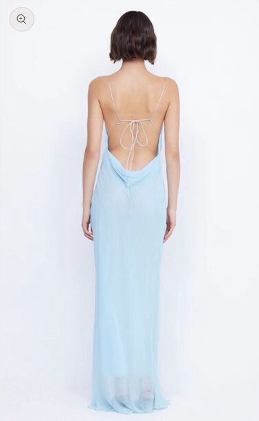 bec and bridge backless maxi dress Bec & Bridge Arabella Backless Dress in Dolphin Blue – Coco & Lola