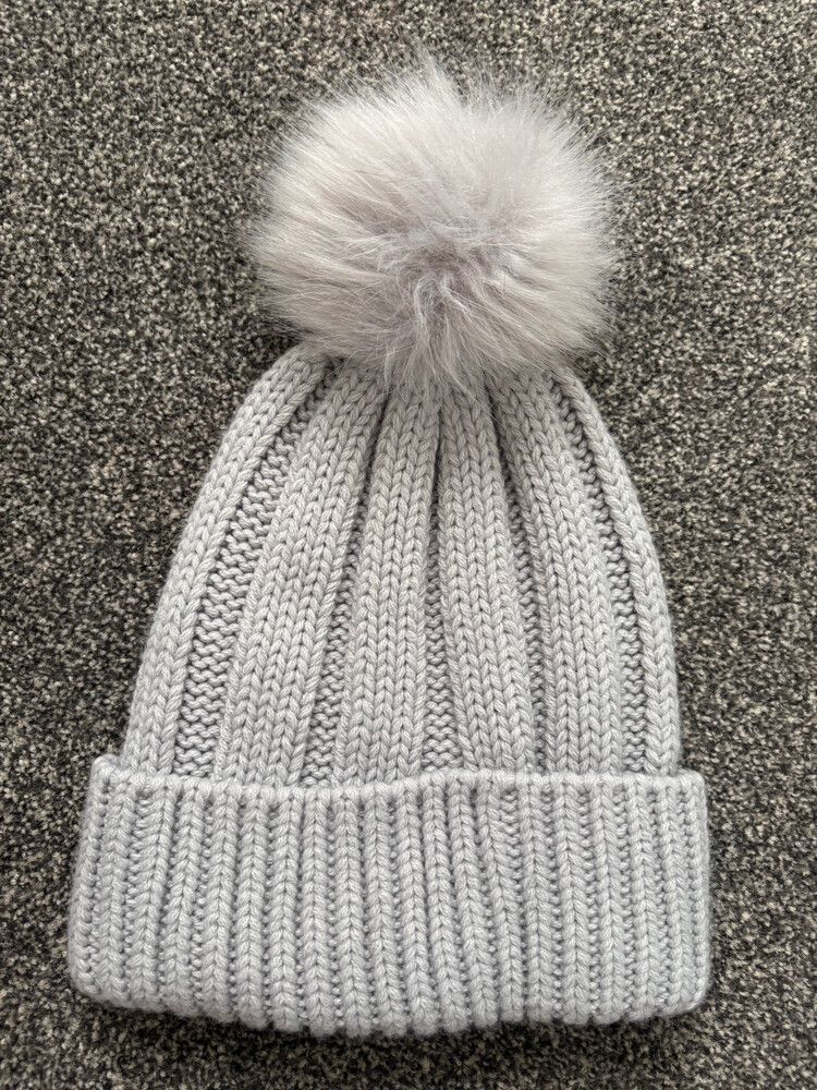 Grey Seed Beanie