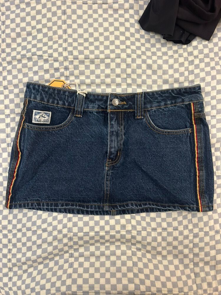 Rusty Denim Skirt
