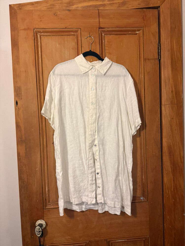 Assembly Label White Linen Shirt