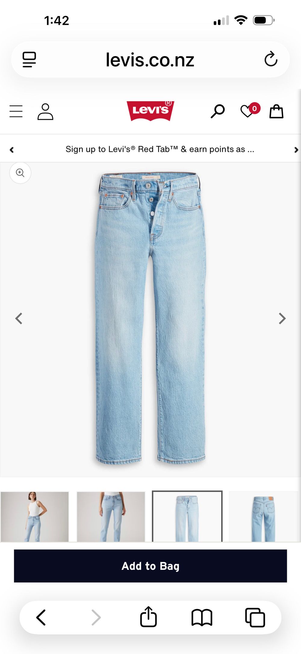 Levi’s Wedgie Straight