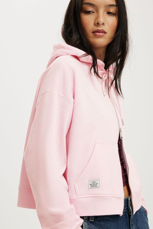 Pink Zip Hoodie
