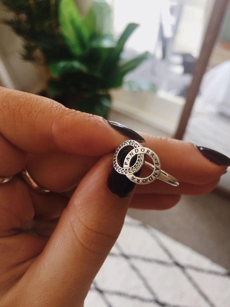 Pandora Entwined Circles & Sparkle Ring