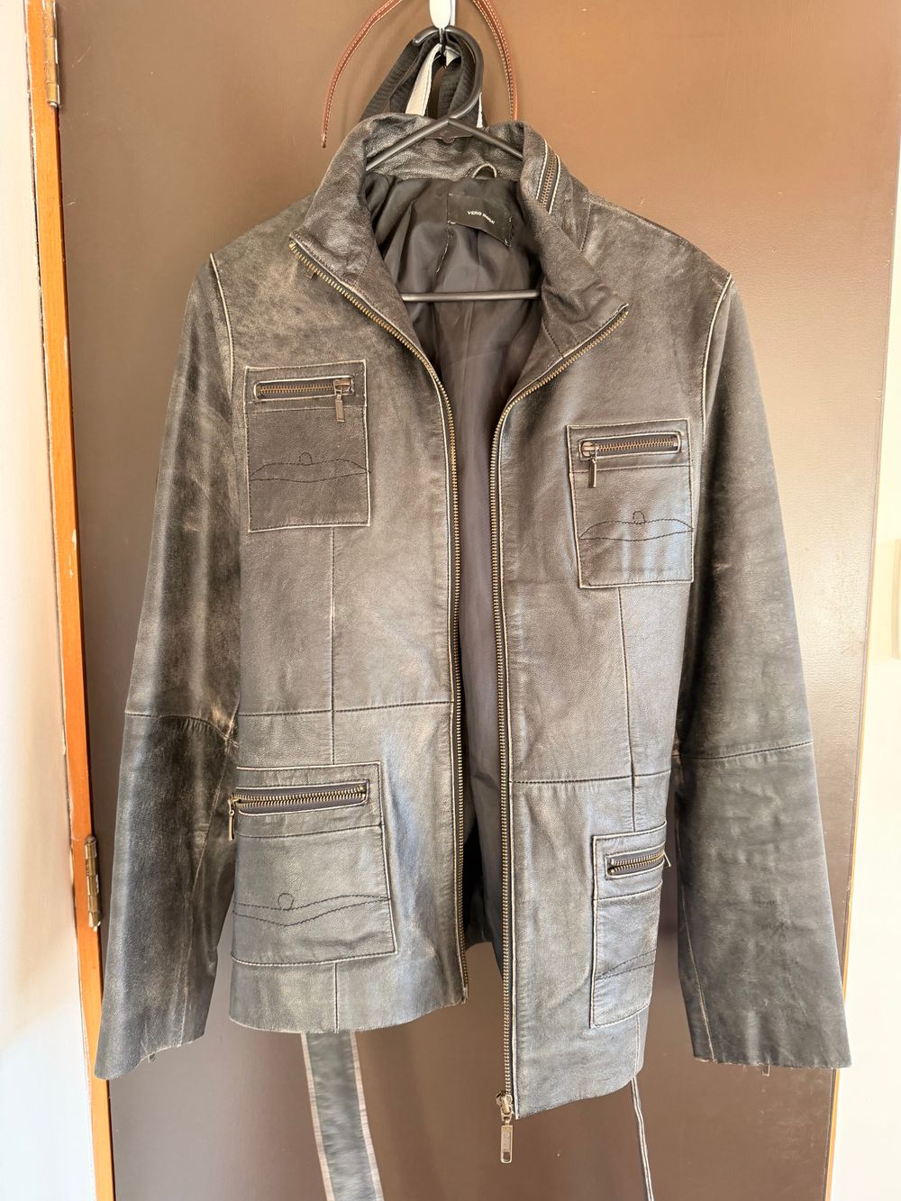 vero moda leather jacket