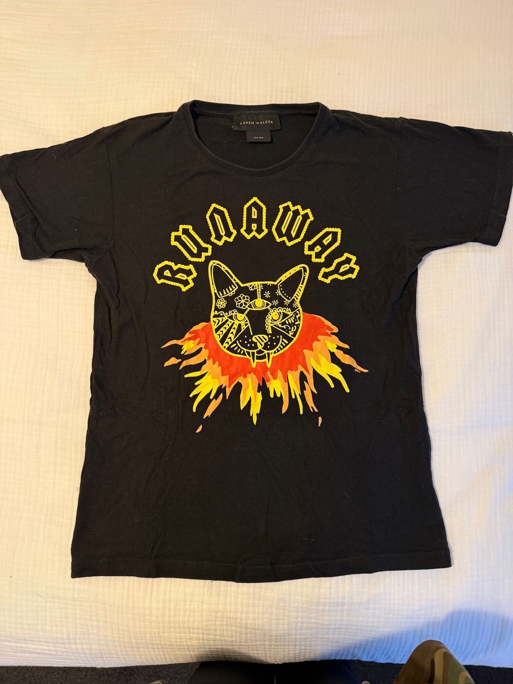 Karen Walker Black Graphic T-Shirt