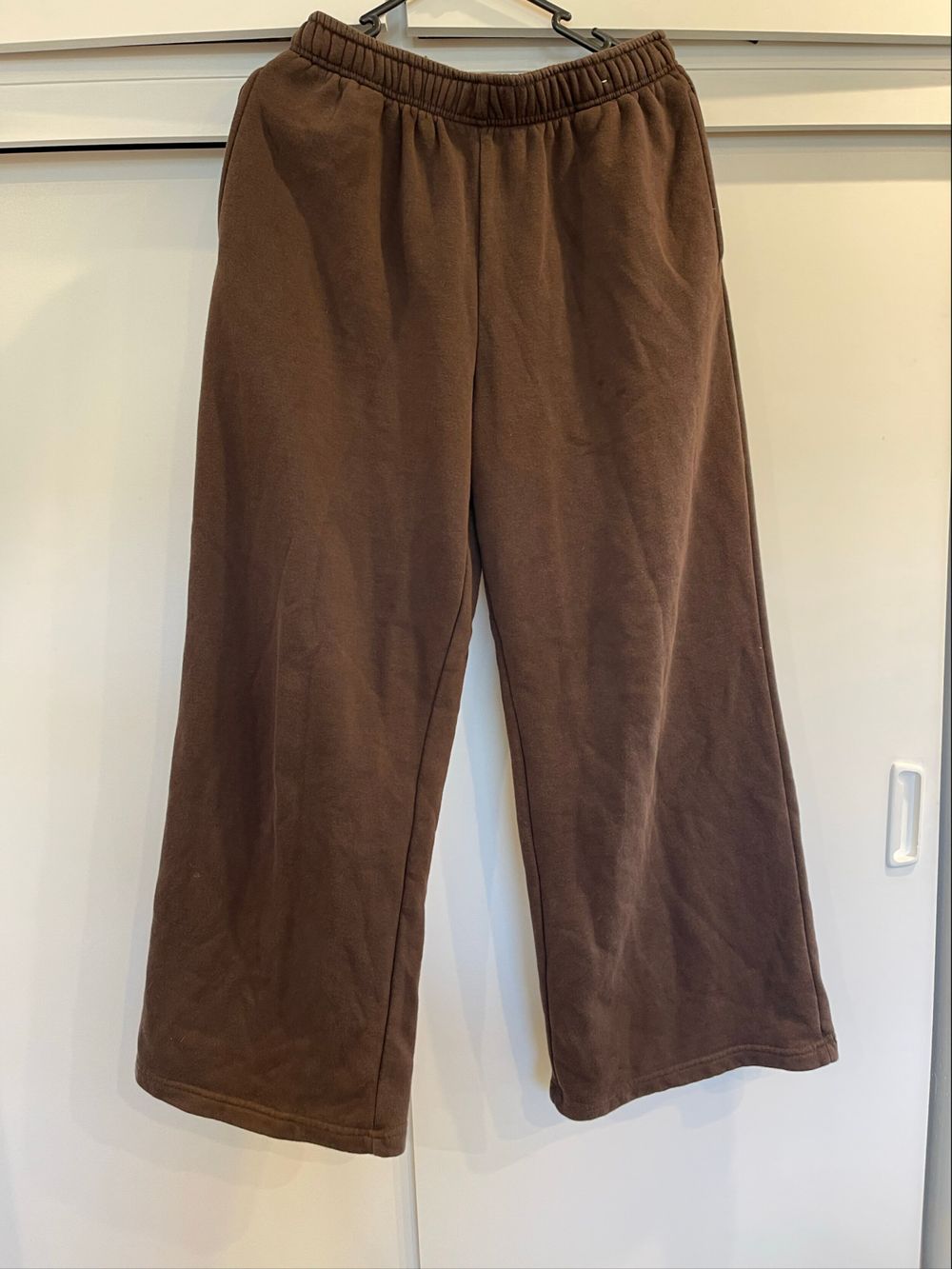 Cotton On Brown Wide Leg Track Pants S