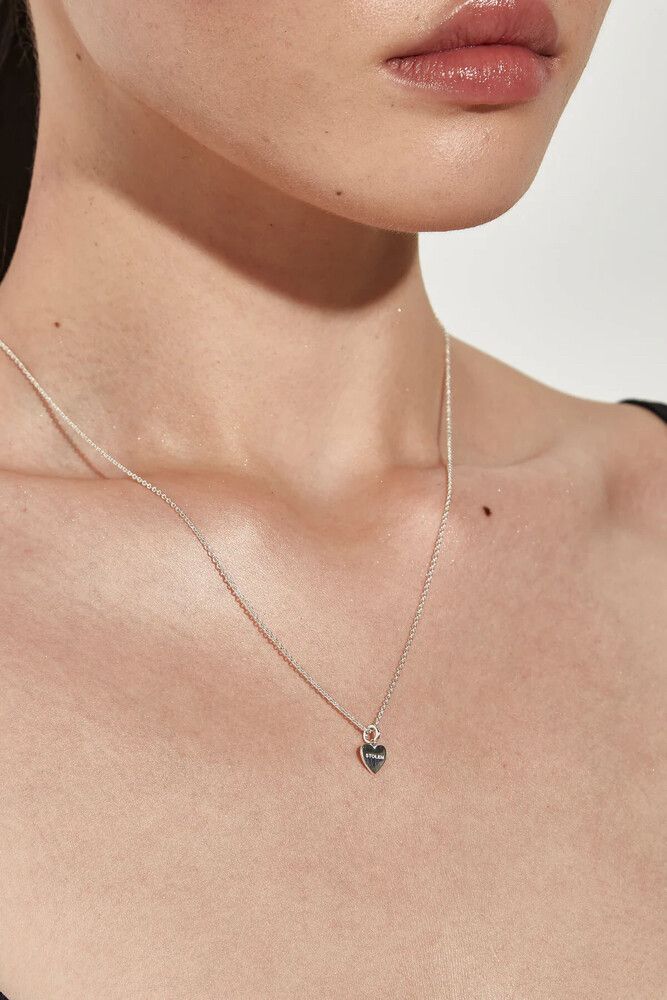 Stolen Girlfriends Club Silver Heart Necklace
