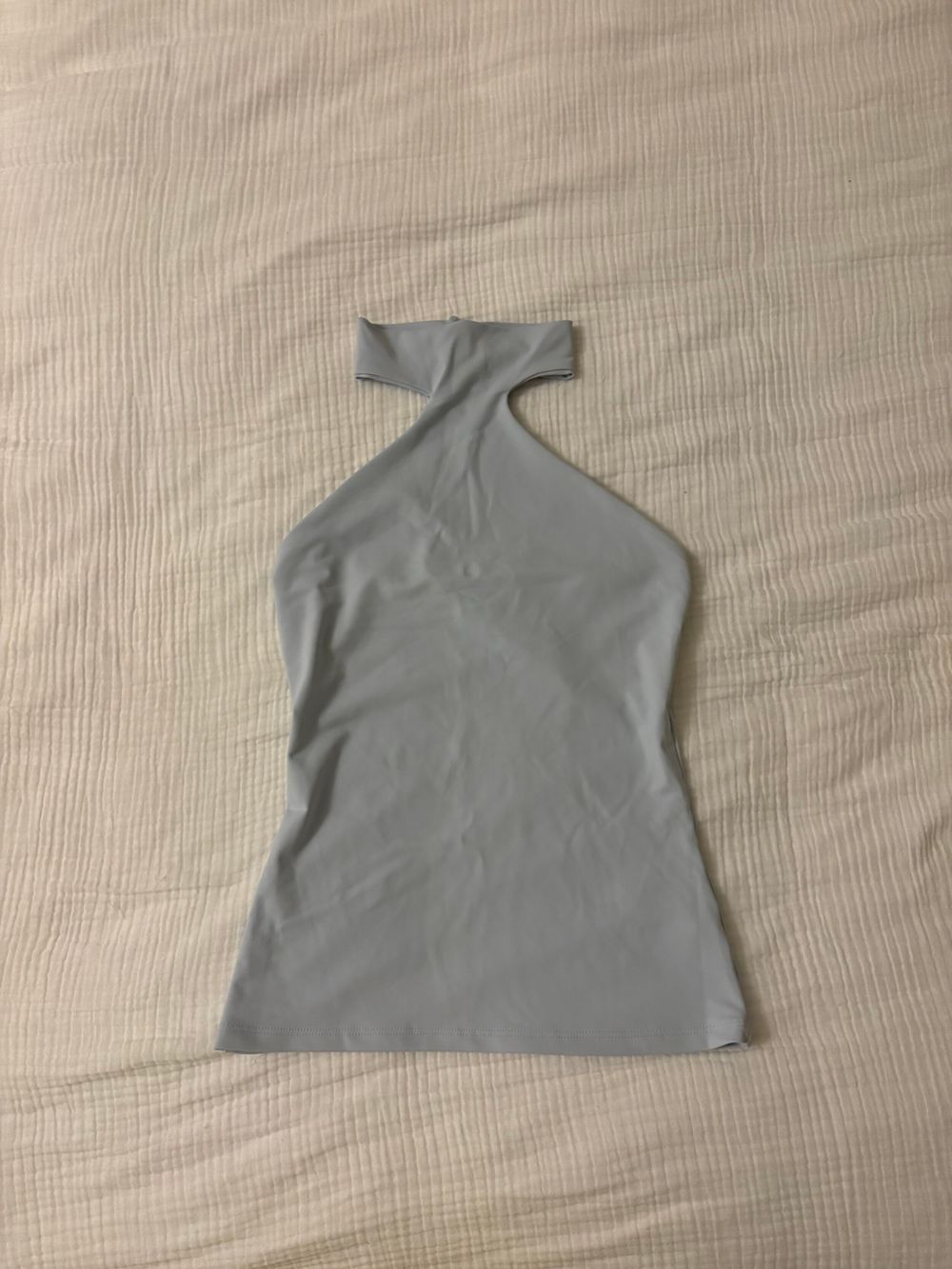 Zara Blue Halter Neck Top