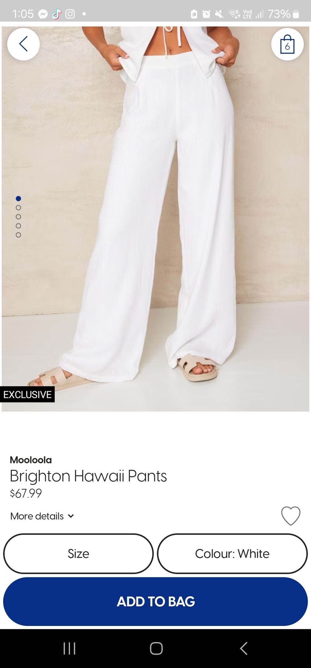 Mushroom Brighton Hawaii Pants