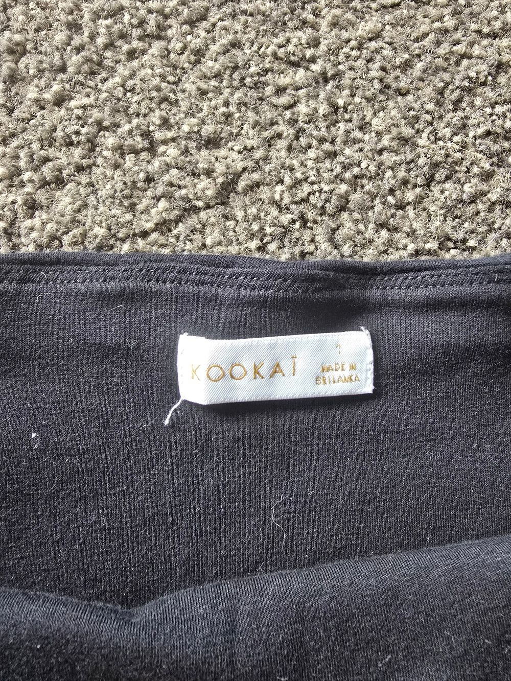Kookai Black Tube Skirt