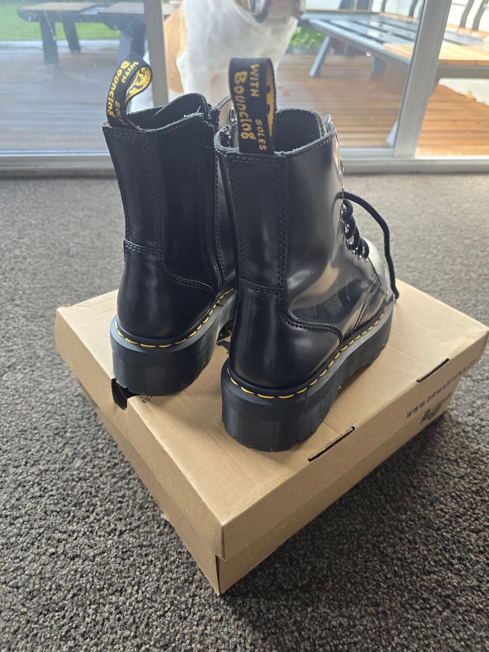 Dr. Martens Black Jadon Platform Boots
