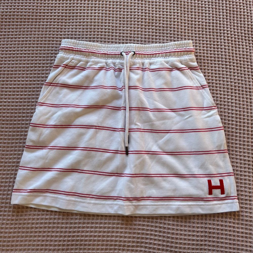 Huffer Striped White Skirt
