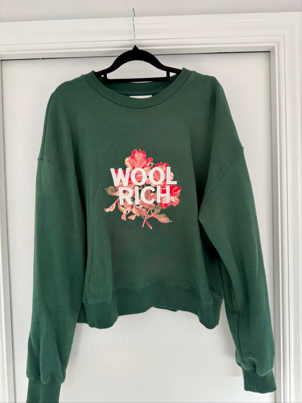 Woolrich Green Floral Graphic Sweatshirt