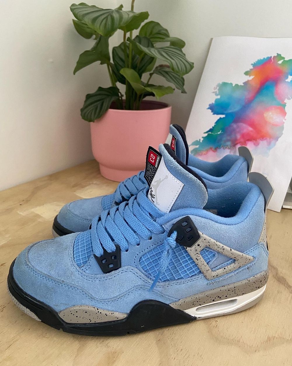 air jordan 4 university blue youth