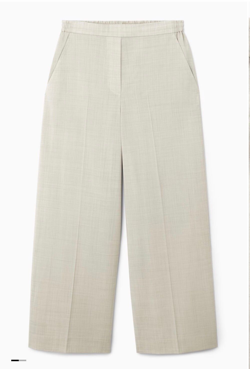 COS Wide Leg Wool Trousers