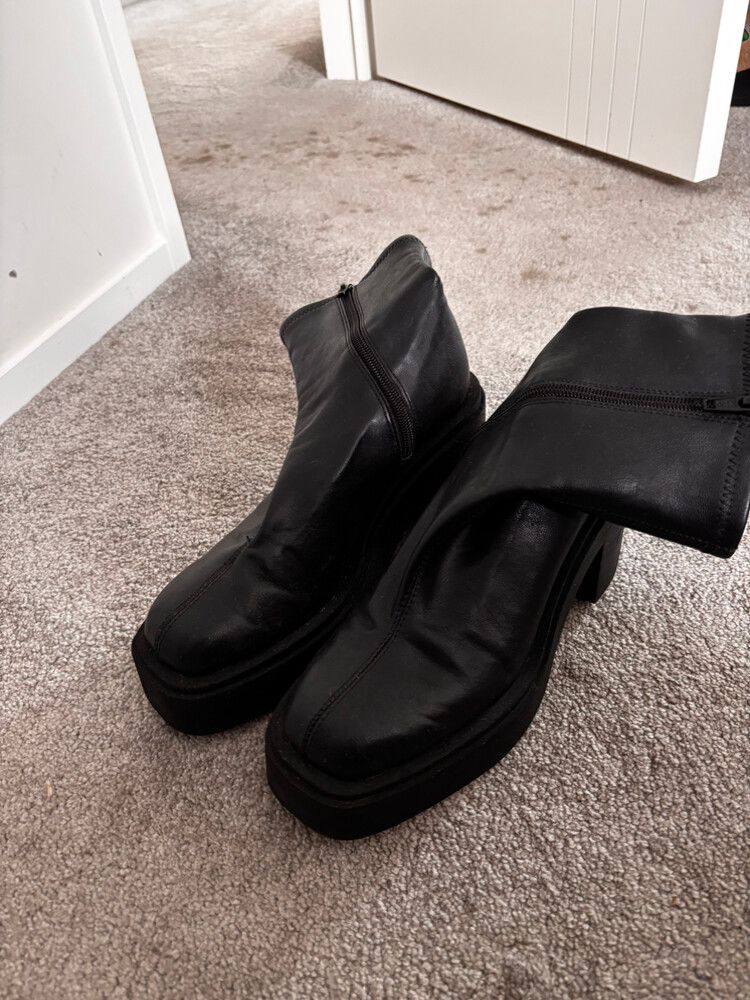 Black Platform Boots