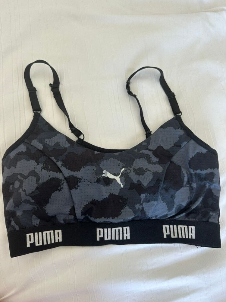 Puma Camouflage print sports bra