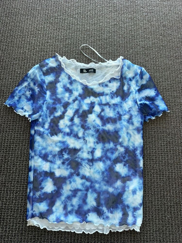 Mesh Tie Dye Top
