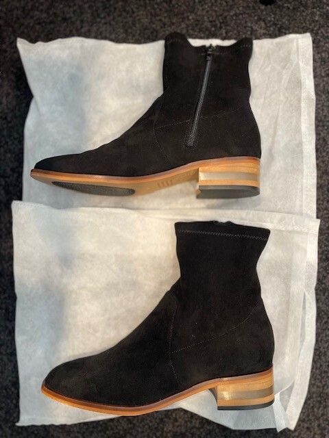 Black Suede Ankle Boots