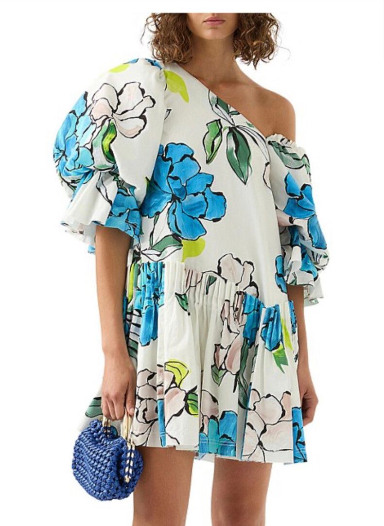 Cy Off Shoulder Smock Dress