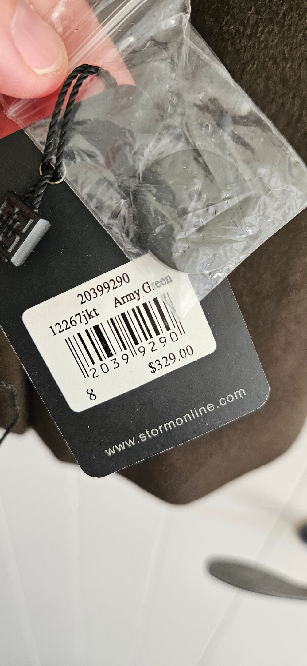 Storm Army Green Wool Coat