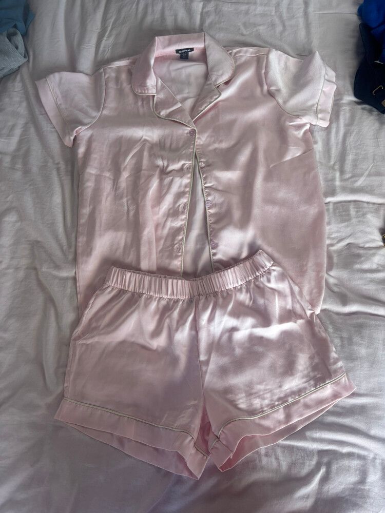 Satin piping detail pjs