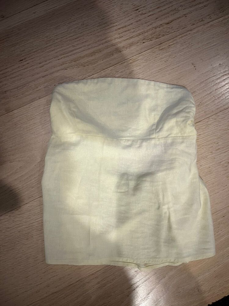 Glassons Tie up Yellow Top
