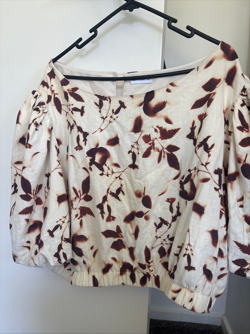 Fayt Label Floral Top -Riona La Petale