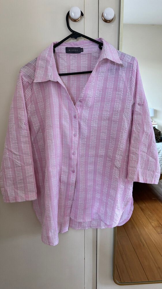 Pink Striped Shirt