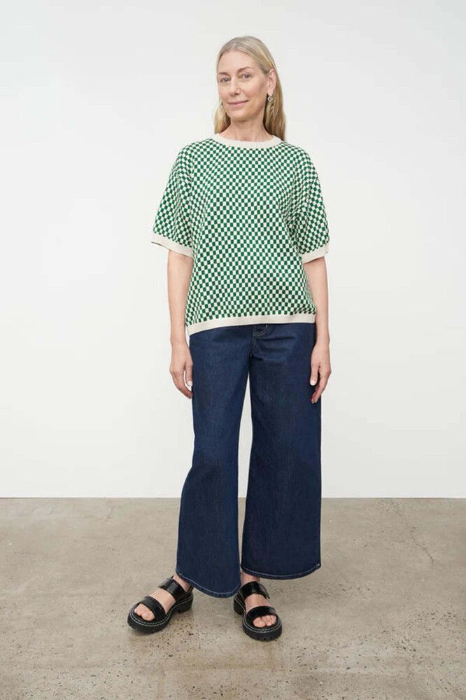 Kowtow Checkerboard Knit Tee