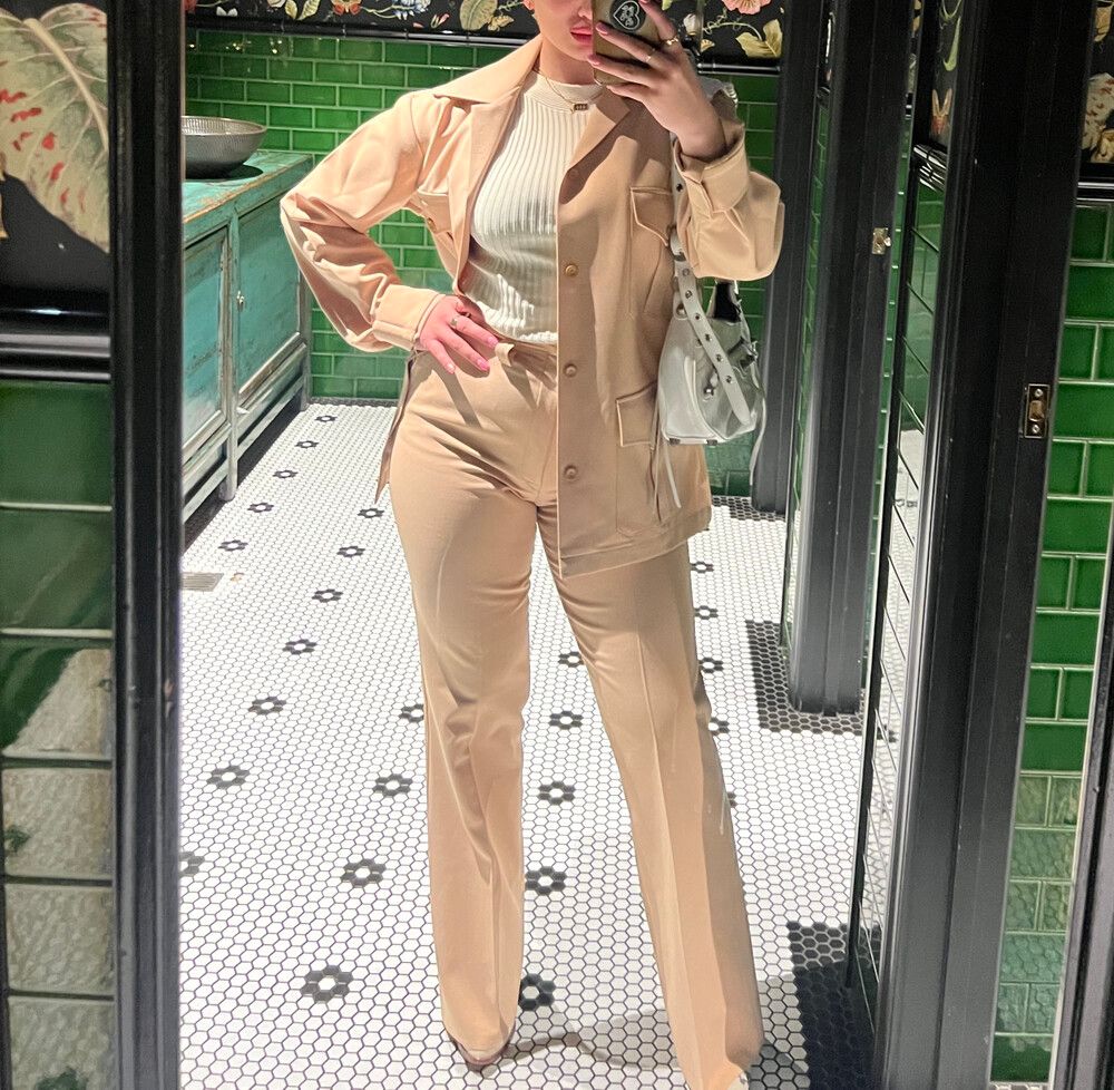 Vintage Safari Suit Set 1970s