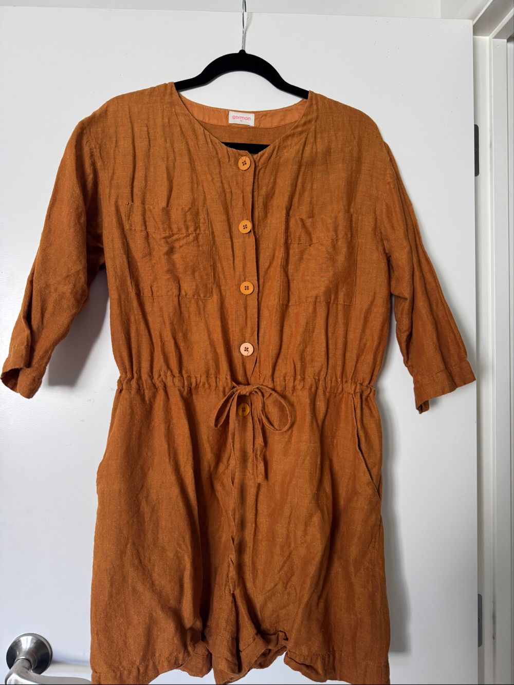 Gorman Brown Linen playsuit