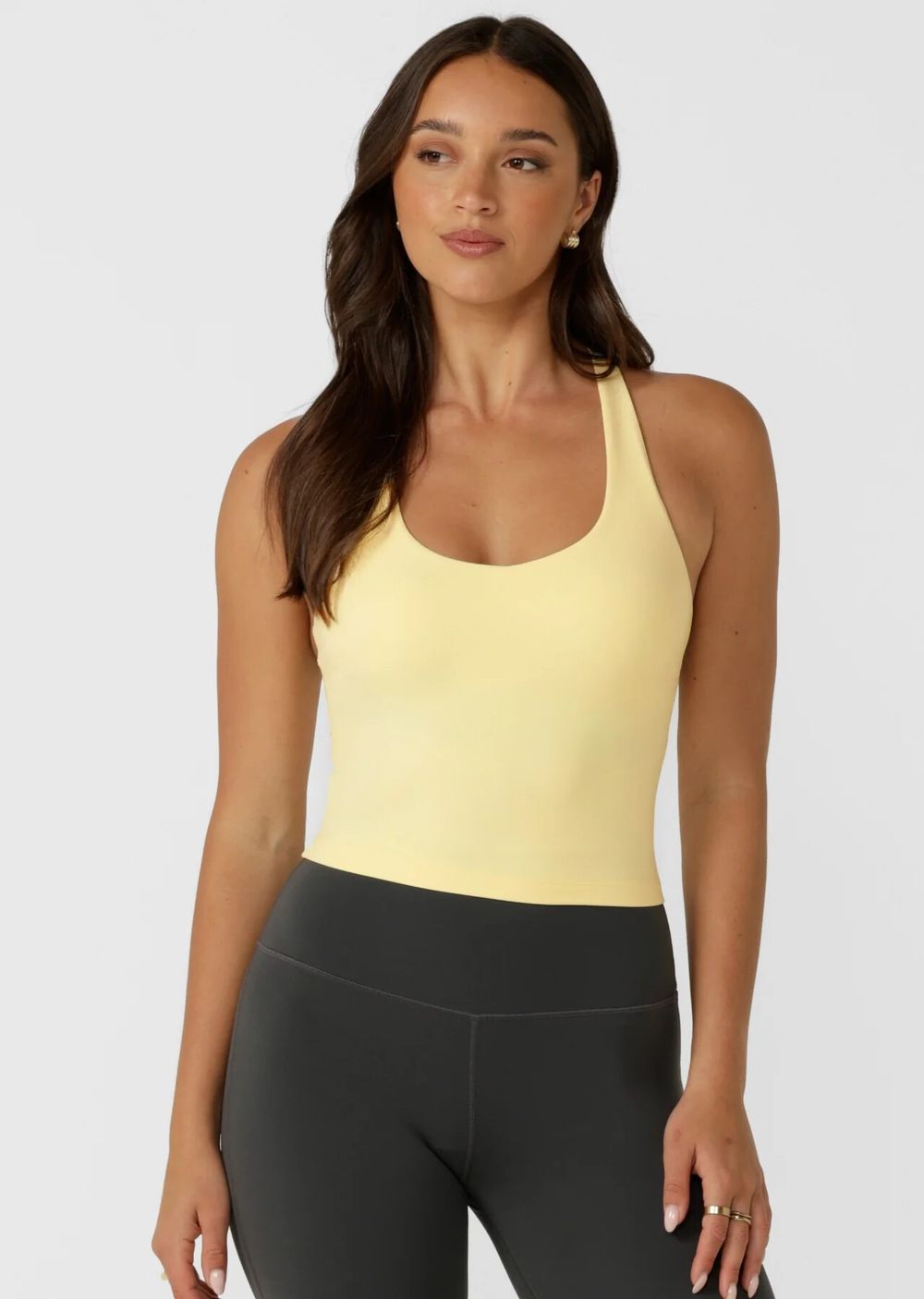 Liberty Bra Tank Combo - Lemon Cream
